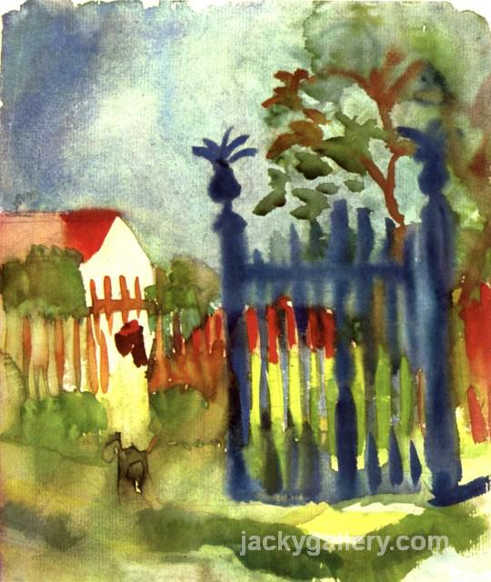 Garden Gate, August Macke painting